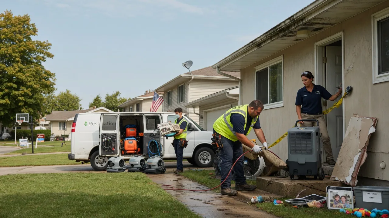 Water Damage Restoration in Sailor Springs, IL near me